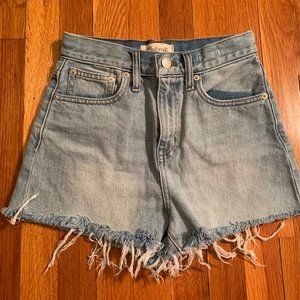 Madewell MomJean short size 23